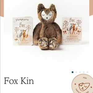 Slumberkins Fox Kin Book, Puppet, and Card